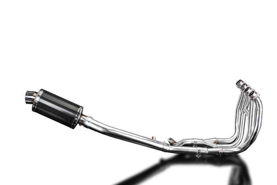 SUZUKI GSX1300R HAYABUSA 99-07 DECAT FULL 4-1 EXHAUST 225mm CARBON OVAL