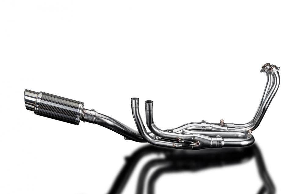 HONDA VFR1200X 12-19 DECAT FULL 4-1 EXHAUST 200mm CARBON ROUND SILENCER