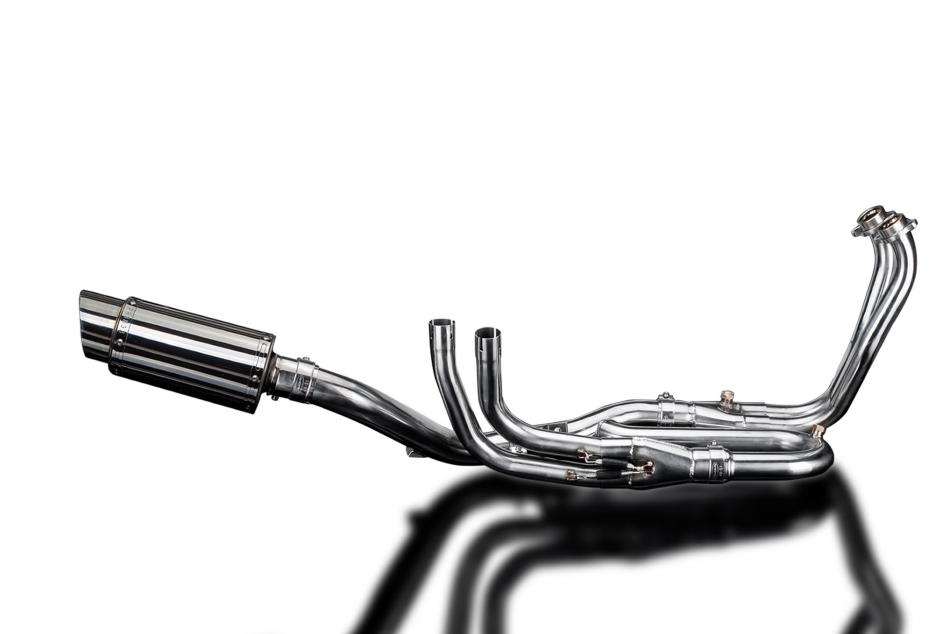 HONDA VFR1200X 12-19 DECAT FULL 4-1 EXHAUST 200mm STAINLESS ROUND SILENCER