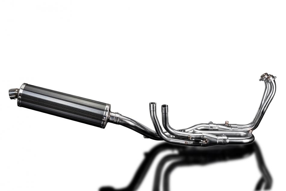 HONDA VFR1200X 12-19 DECAT FULL 4-1 EXHAUST 450mm CARBON OVAL BSAU SILENCER