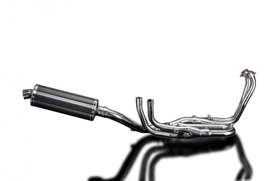 HONDA VFR1200X 12-19 DECAT FULL 4-1 EXHAUST 350mm CARBON OVAL BSAU SILENCER