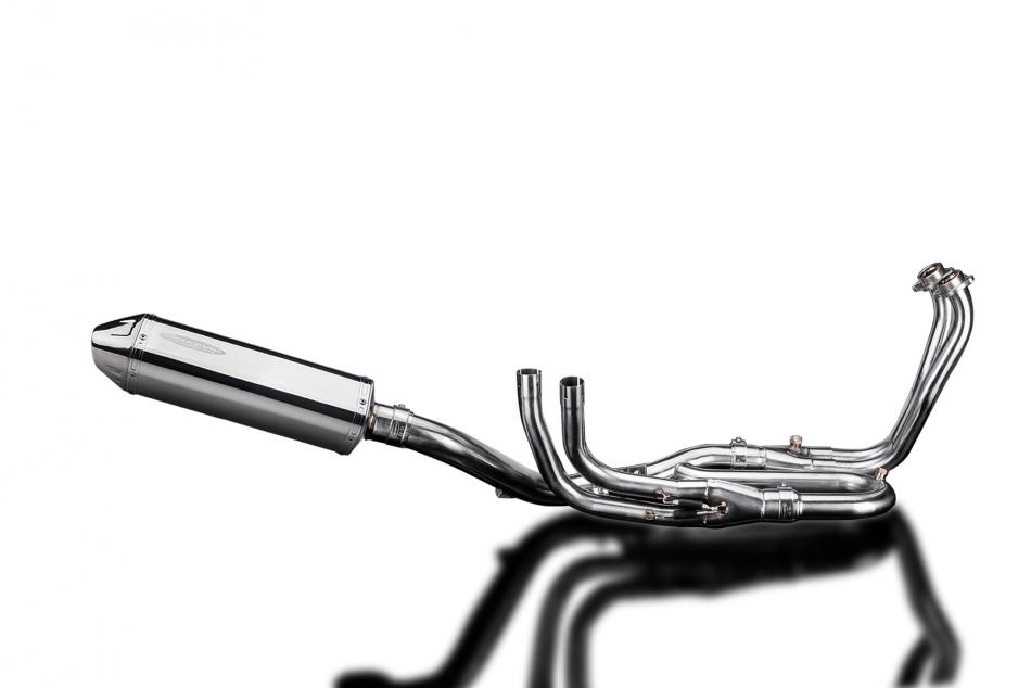 HONDA VFR1200X 12-19 DECAT FULL 4-1 EXHAUST 320mm STAINLESS TRI BSAU SILENCER