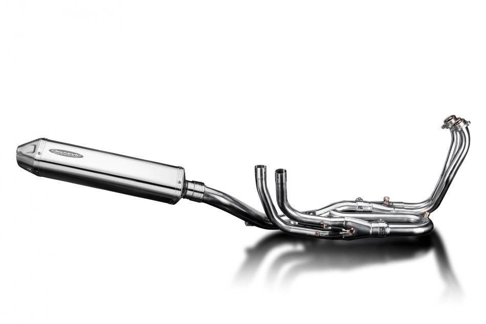 Honda VFR1200X 2012-2019 Full Exhaust 4-1 420mm Tri-Oval Stainless Silencer