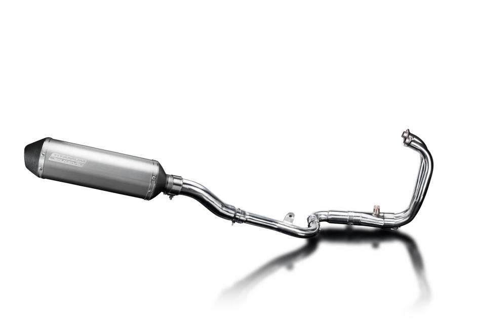 Kawasaki Ninja 300 2013-2019 Full Exhaust 2-1 343mm X-Oval Titanium Silencer