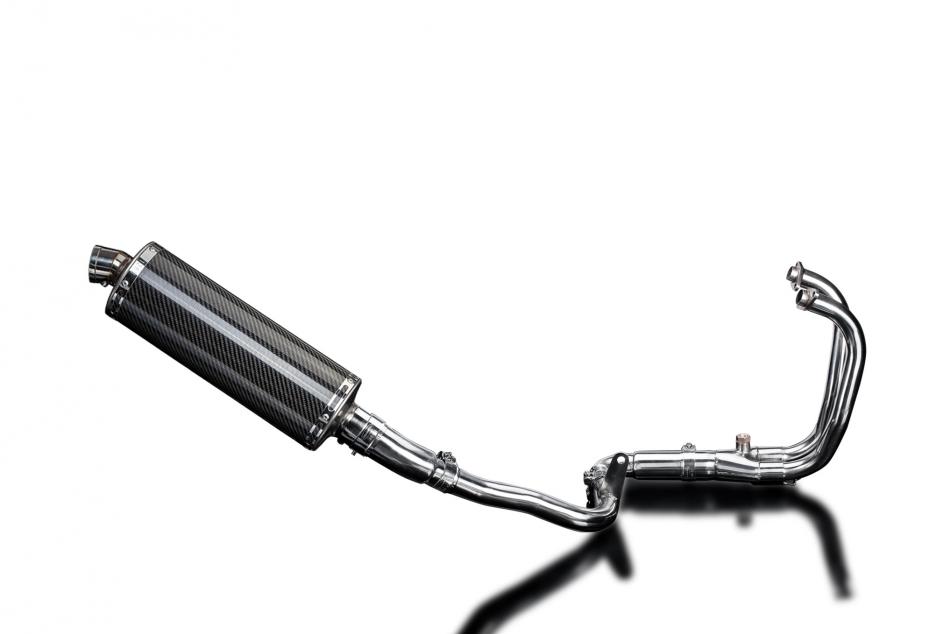 Kawasaki Versys-X 300 2017-2023 Full Exhaust 2-1 350mm Oval Carbon Silencer