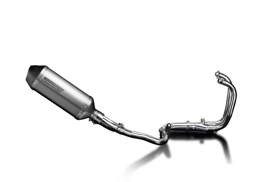 Kawasaki Versys-X 300 2017-2023 Full Exhaust 2-1 260mm X-Oval Titanium Silencer