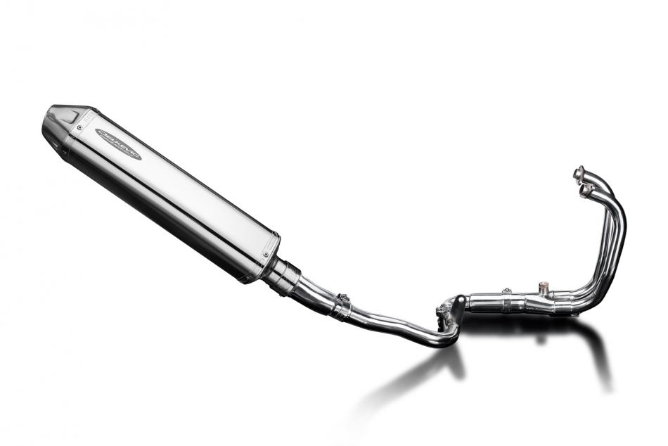 Kawasaki Versys-X 300 2017-23 Full Exhaust 2-1 420mm Tri-Oval Stainless Silencer