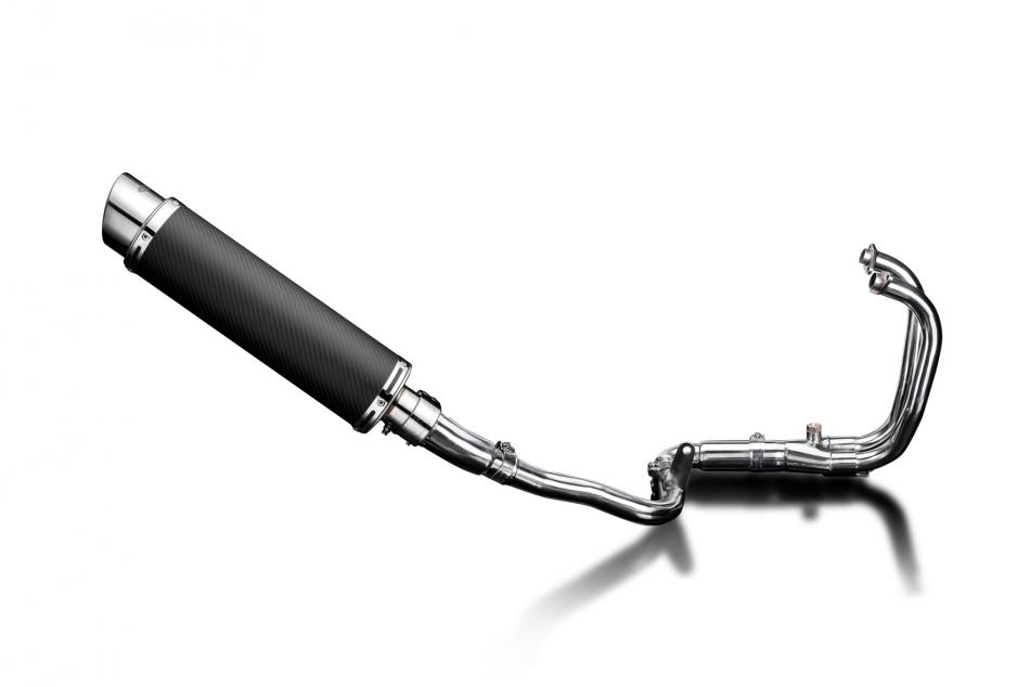 Kawasaki Versys-X 300 2017-2023 Full Exhaust 2-1 350mm Round Carbon Silencer