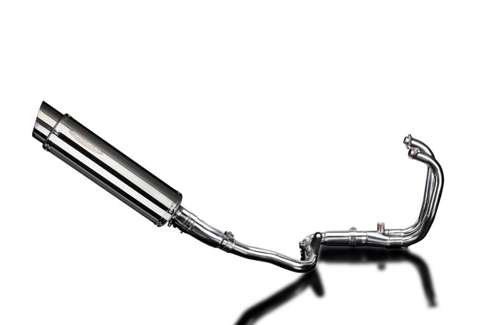 Kawasaki Versys-X 300 2017-2023 Full Exhaust 2-1 350mm Round Stainless Silencer