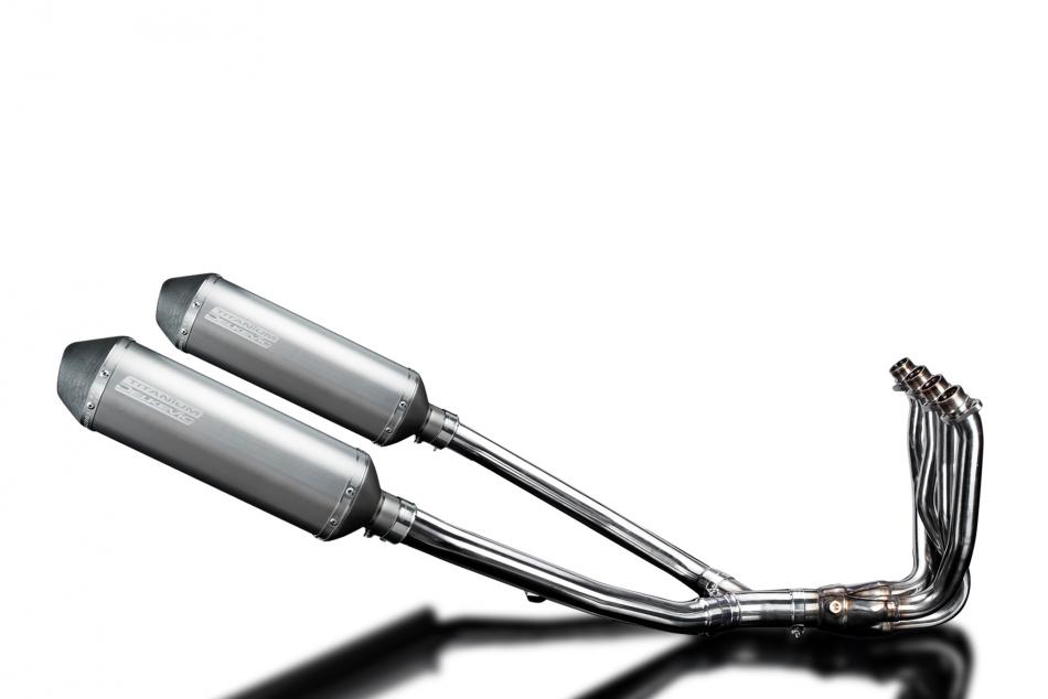 KAWASAKI ZZR1400 12-20 DECAT 4-2 EXHAUST 343mm TITANIUM XOVAL BSAU SILENCERS