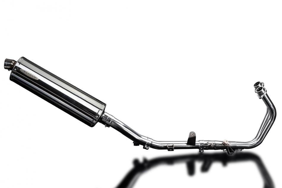 CBR500R 2013-2021 / CB500F 2013-2018 / CB500X 2013-2018 / OVAL 450mm (18 inch) SILENCER 2-1 COMPLETE