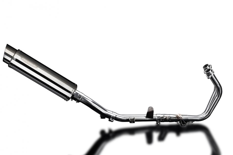 CBR500R 2013-2021 / CB500F 2013-2018 / CB500X 2013-2018 / SL10 ROUND 350mm (14 inch) SILENCER 2-1 CO