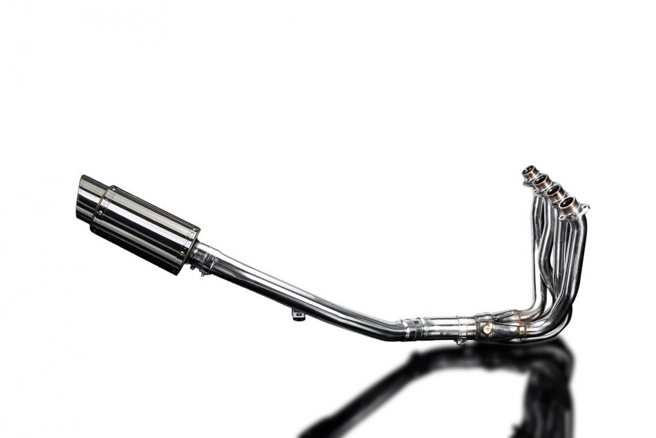 Kawasaki ZZR1400 ZX14 2012-23 4-1 EXHAUST SYSTEM 200mm STAINLESS ROUND SILENCER