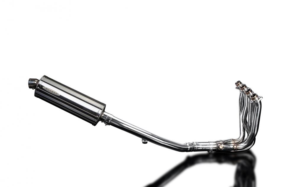 Kawasaki ZZR1400 ZX14 2012-2023 4-1 EXHAUST SYSTEM 350mm STAINLESS OVAL BSAU
