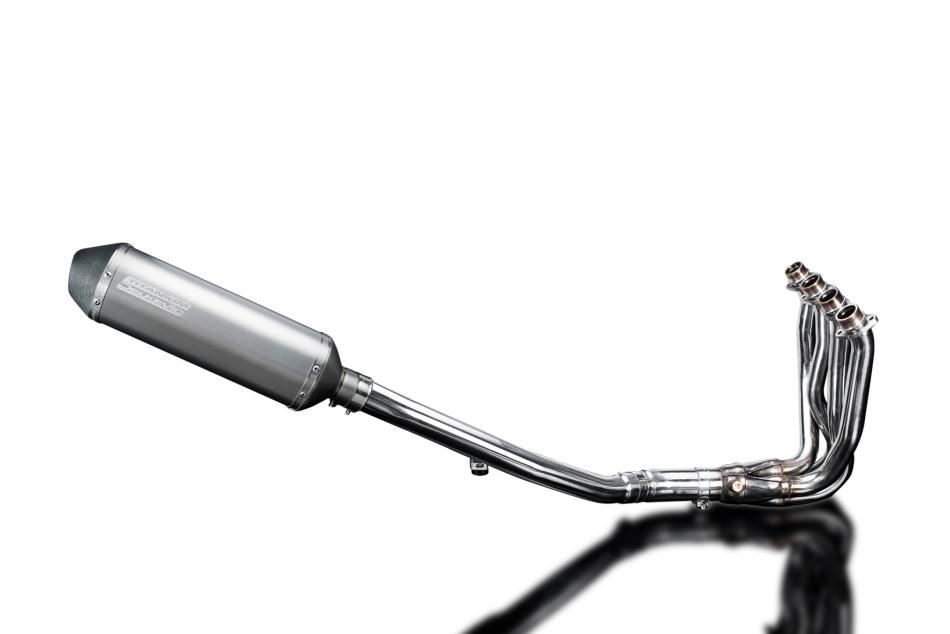 Kawasaki ZZR1400 ZX14 2012-23 4-1 EXHAUST SYSTEM 343mm TITANIUM X-OVAL SILENCER