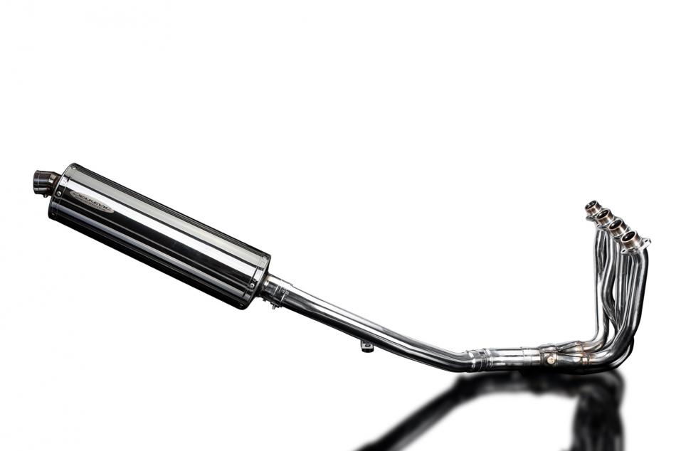 Kawasaki ZZR1400 ZX14 2012-2023 4-1 EXHAUST SYSTEM 450mm STAINLESS OVAL BSAU