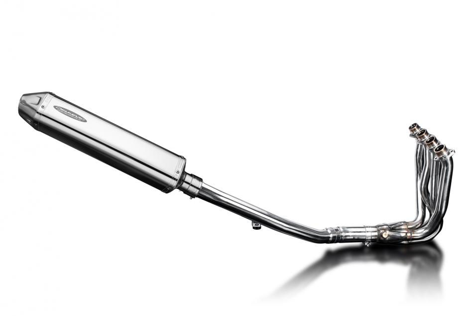 Kawasaki ZZR1400 ZX14 2012-23 Full Exhaust 4-1 420mm Tri-Oval Stainless Silencer