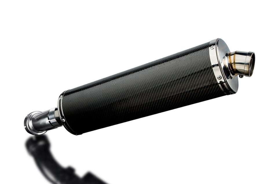 BMW R NINE T 2014-2018 450mm OVAL CARBON BSAU SILENCER EXHAUST KIT