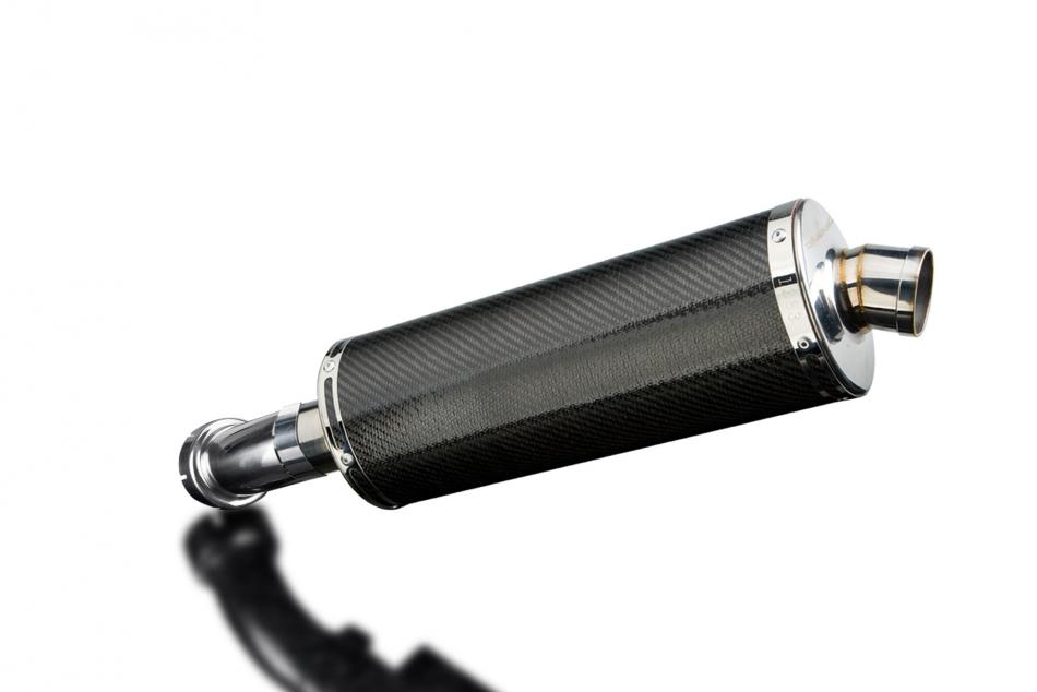BMW R NINE T 2014-2018 350mm OVAL CARBON BSAU SILENCER EXHAUST KIT