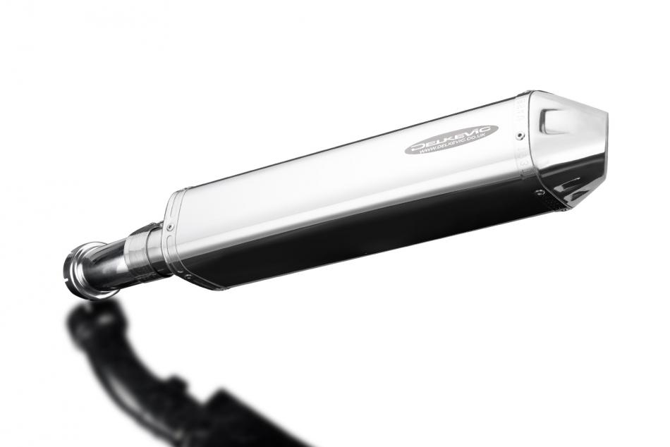 BMW R Nine T 2014-2018 420mm Tri-Oval Stainless Exhaust Silencer Can Kit