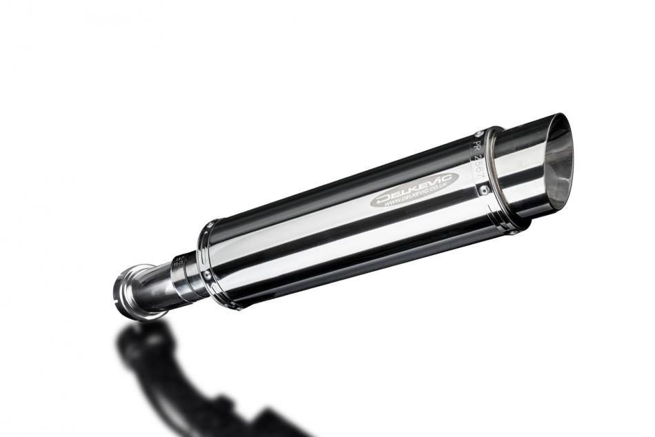 BMW R NINE T 2014-2018 350mm ROUND STAINLESS BSAU SILENCER EXHAUST KIT