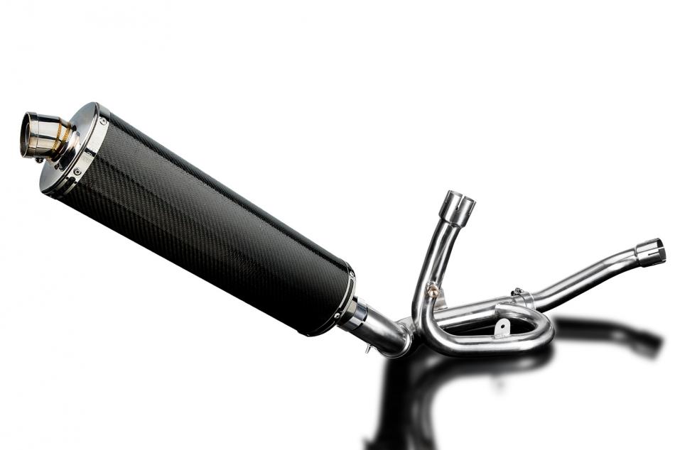 SUZUKI DL1000 V-STROM 14-20 DECAT 450mm OVAL CARBON BSAU SILENCER EXHAUST KIT