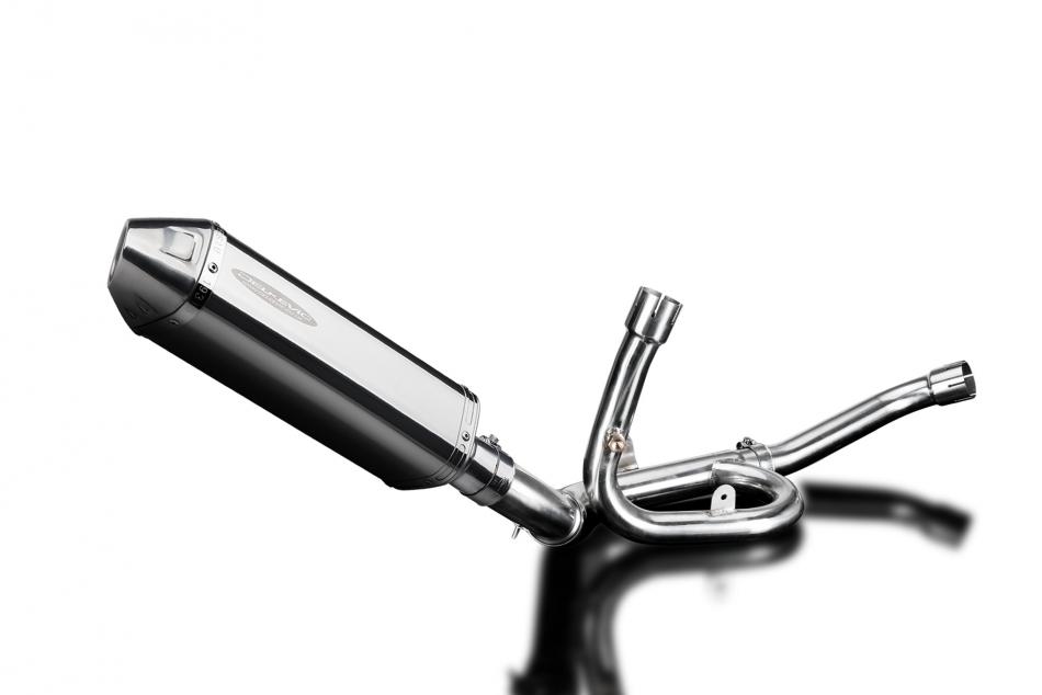 SUZUKI DL1000 V-STROM 14-20 DECAT 320mm TRI STAINLESS BSAU SILENCER EXHAUST KIT