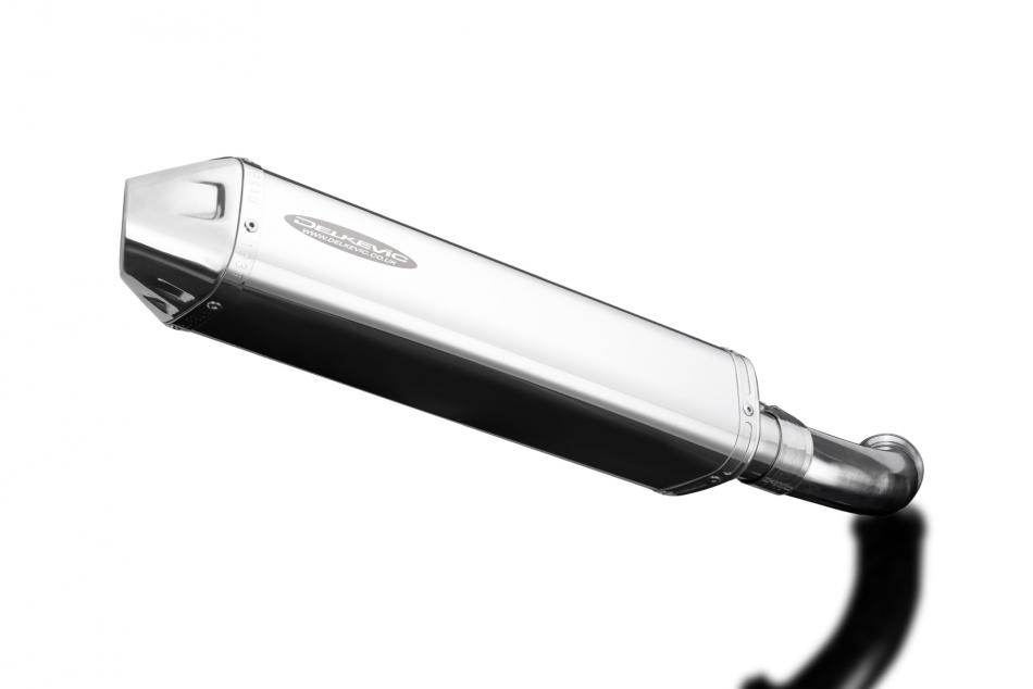 VITPILEN 401 / SVARTPILEN 401 2018 / TRI-OVAL 420mm (17 inch) R/H SILENCER 304 STAINLESS STEEL