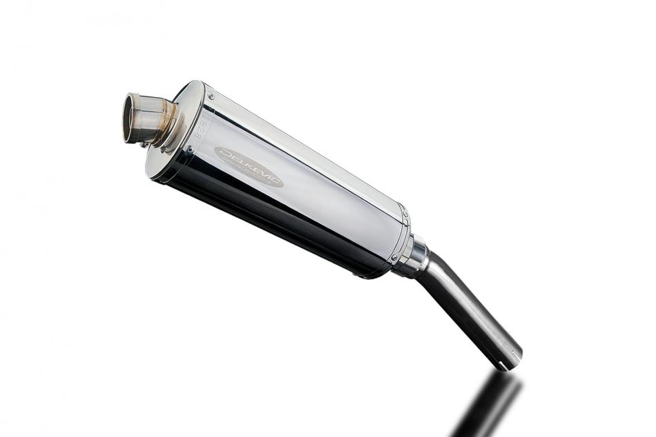 SUZUKI DR650 1990-1995 350mm OVAL STAINLESS BSAU SILENCER EXHAUST KIT