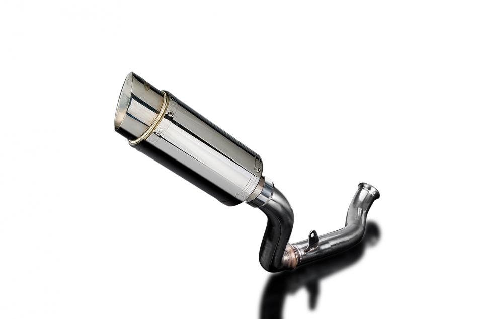 KTM 690 DUKE 2017-2018 DECAT 200mm ROUND STAINLESS SILENCER EXHAUST KIT