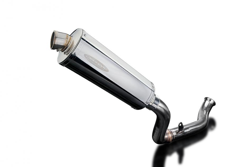 KTM 690 DUKE 2017-2018 DECAT 350mm OVAL STAINLESS BSAU SILENCER EXHAUST KIT