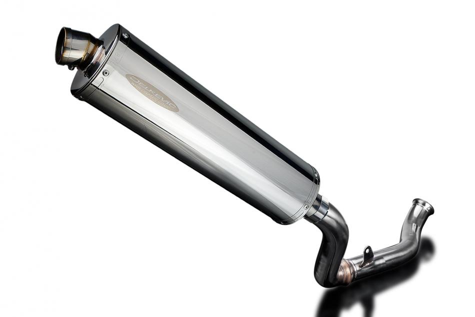 KTM 690 DUKE 2017-2018 DECAT 450mm OVAL STAINLESS BSAU SILENCER EXHAUST KIT