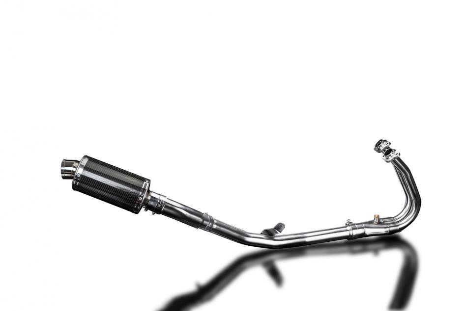 KAWASAKI NINJA 400 Z400 2018-22 FULL EXHAUST 225mm CARBON OVAL SILENCER