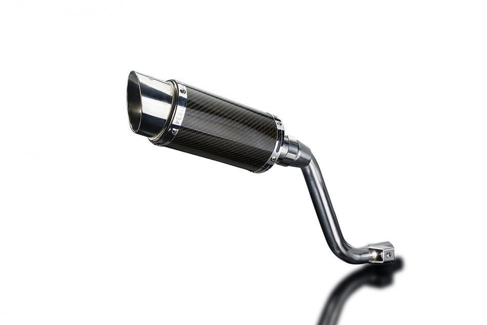 HONDA CRF250L 2017-2020 200mm ROUND CARBON  SILENCER EXHAUST KIT