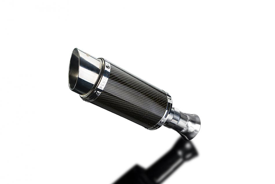 KTM SUPERDUKE 1290 2014-2018 200mm ROUND CARBON  SILENCER EXHAUST KIT