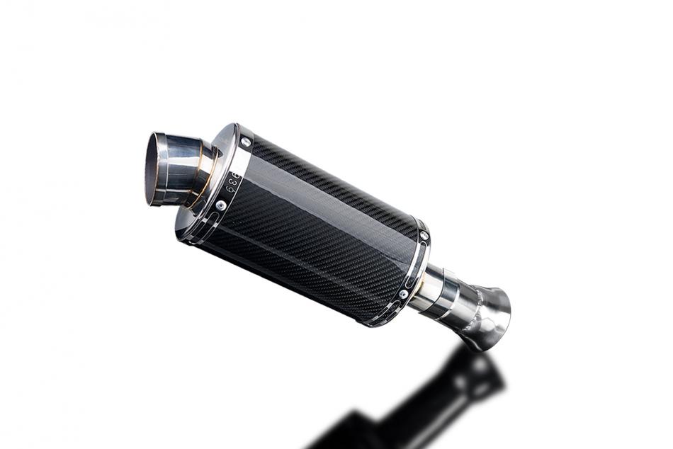 KTM SUPERDUKE 1290 2014-2018 225mm OVAL CARBON SILENCER EXHAUST KIT