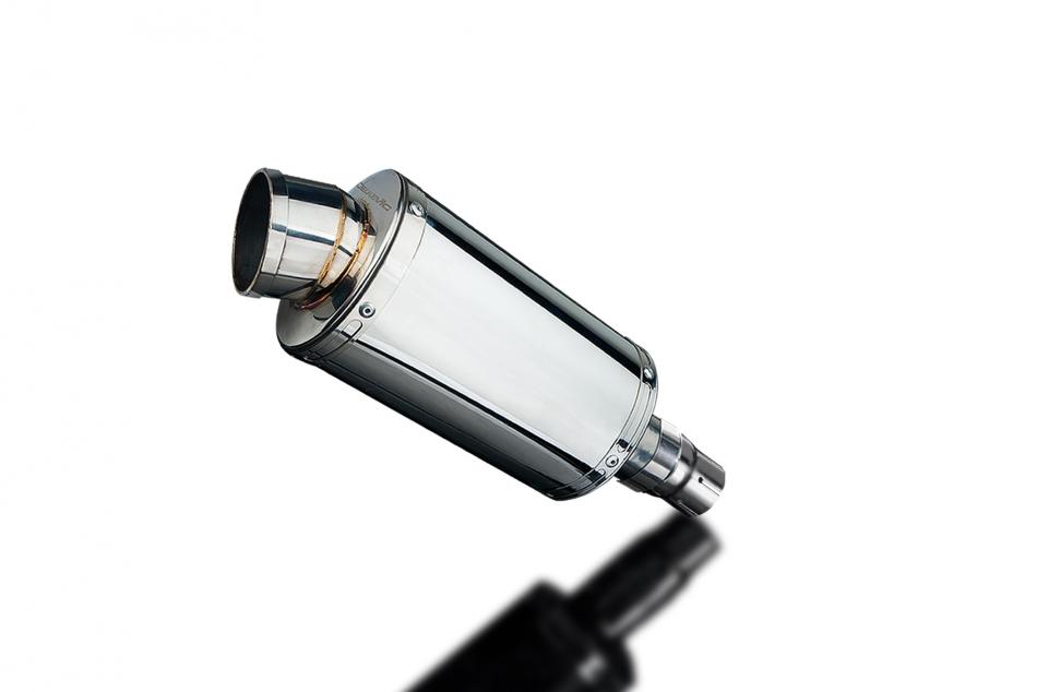 ROYAL ENFIELD HIMALAYAN 410 2016-2024 225mm OVAL STAINLESS SILENCER EXHAUST KIT