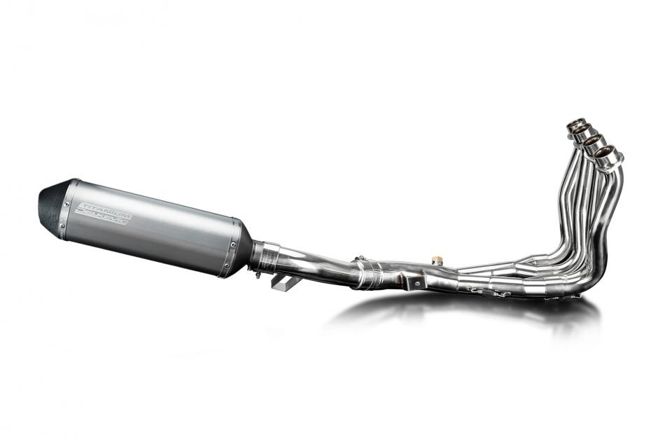 YAMAHA FZ1 FAZER FZ1S 06-15 FULL 4-1 EXHAUST 343mm TITANIUM XOVAL BSAU SILENCER