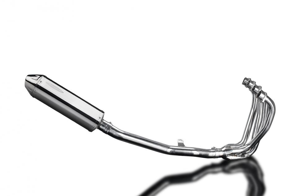 KAWASAKI ZRX1100 ZRX1200 97-07 4-1 EXHAUST 320mm STAINLESS TRI BSAU SILENCER