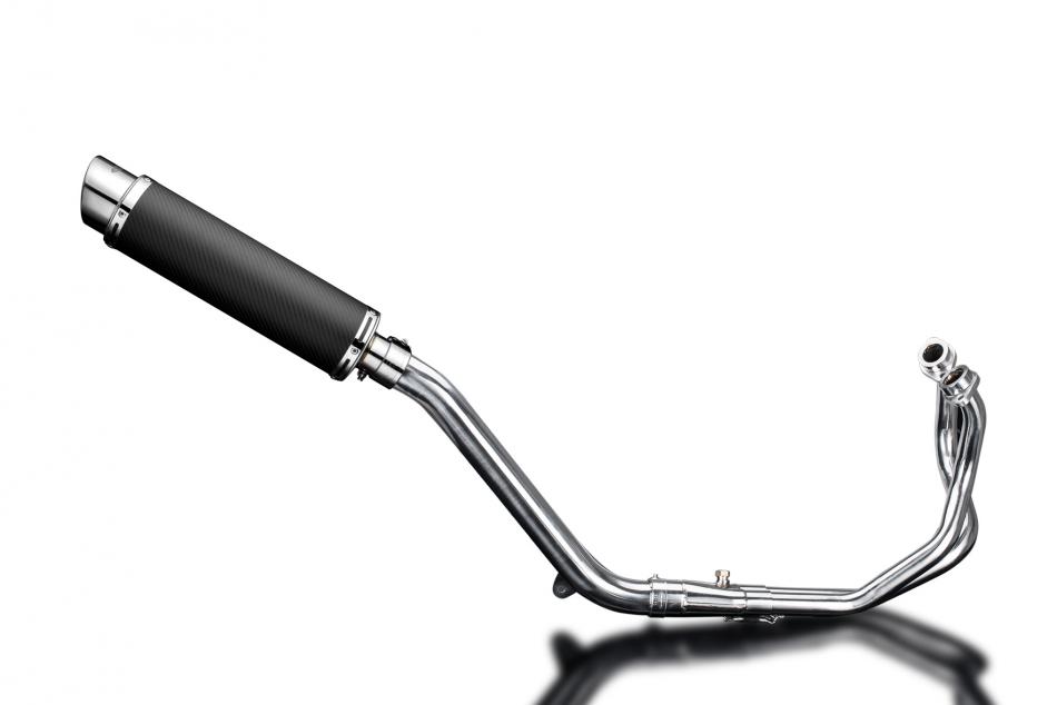 HONDA CRF1000L AFRICA TWIN 16-19 FULL EXHAUST 350mm CARBON ROUND BSAU SILENCER