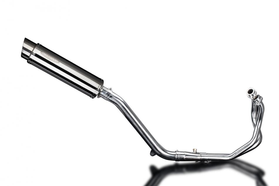 HONDA CRF1000L AFRICA TWIN 16-19 FULL EXHAUST350mm STAINLESS ROUND BSAU SILENCER