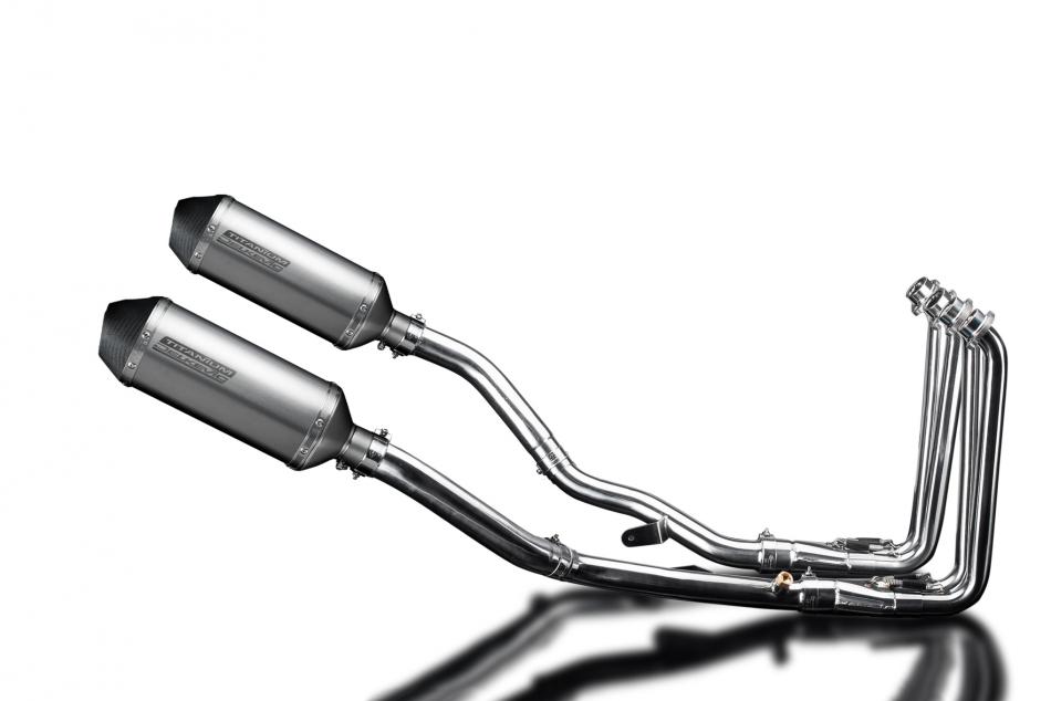 YAMAHA FJR1300 01-05 DECAT FULL 4-2 EXHAUST 260mm TITANIUM XOVAL BSAU SILENCERS