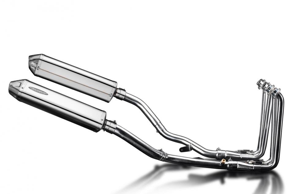 Yamaha FJR1300 2001-2005 Complete Exhaust 420mm Tri-Oval Stainless Silencers