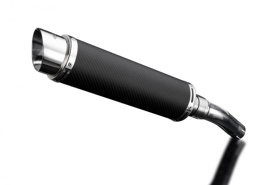 Honda CMX500 Rebel 2017-2024 350mm CARBON ROUND BSAU SILENCER EXHAUST KIT