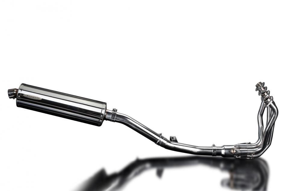 Kawasaki 1000 Versys 2010-2014 Full Exhaust 4-1 450mm Oval Stainless Silencer