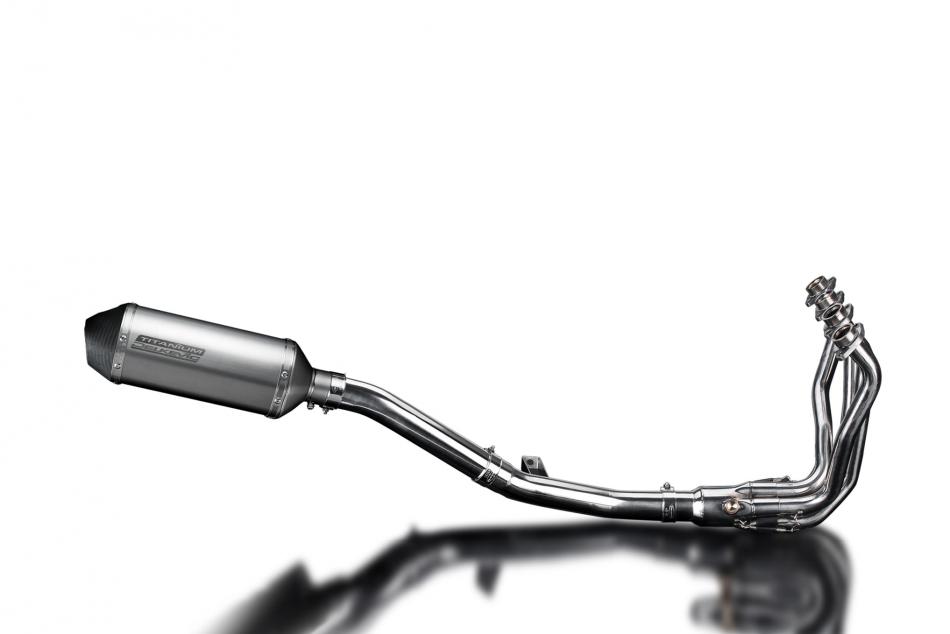 Kawasaki 1000 Versys 2010-2014 Full Exhaust 4-1 260mm X-Oval Titanium Silencer