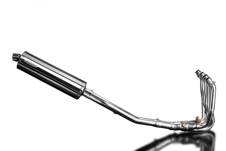 KAWASAKI GTR1400 07-20 COMPLETE EXHAUST SYSTEM 450mm OVAL STAINLESS SILENCER