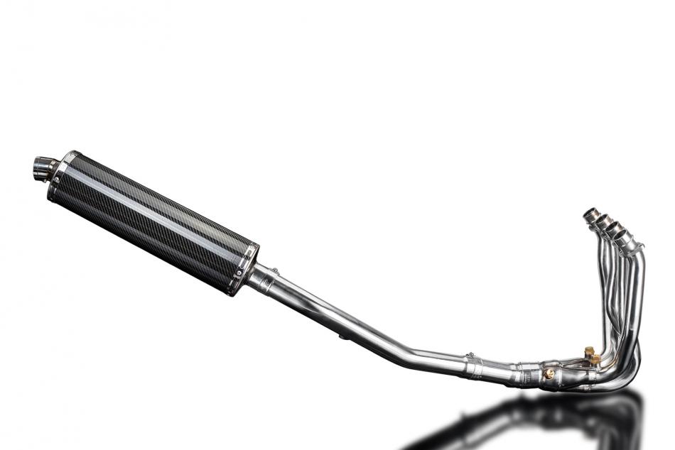 KAWASAKI GTR1400 07-20 COMPLETE EXHAUST SYSTEM 450mm OVAL CARBON SILENCER