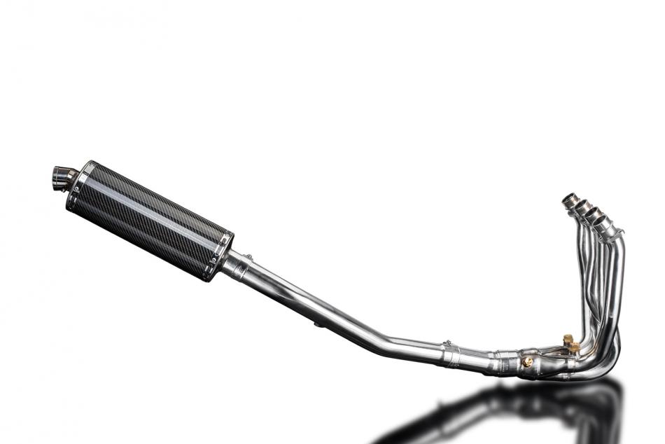KAWASAKI GTR1400 07-20 COMPLETE EXHAUST SYSTEM 350mm OVAL CARBON SILENCER