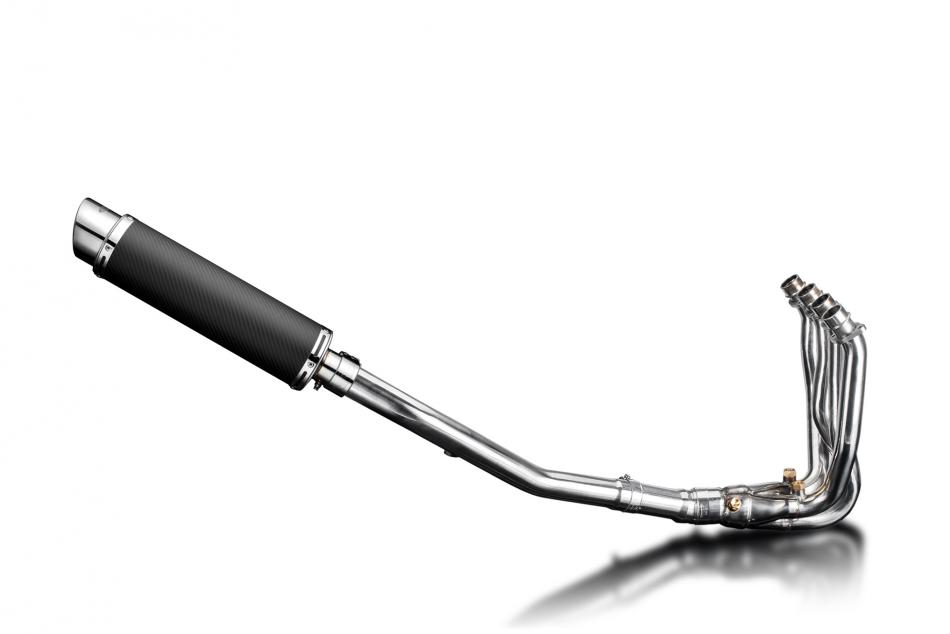 KAWASAKI GTR1400 07-20 COMPLETE EXHAUST SYSTEM 350mm ROUND CARBON SILENCER